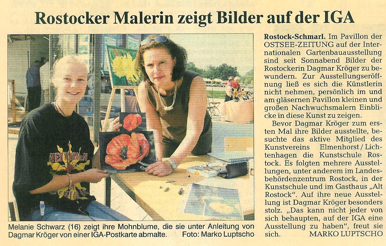 Malanleitung auf der IGA 2003