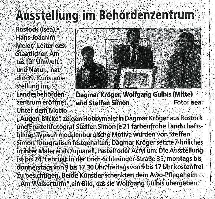 Augen-Blicke Malerei und Fotografie