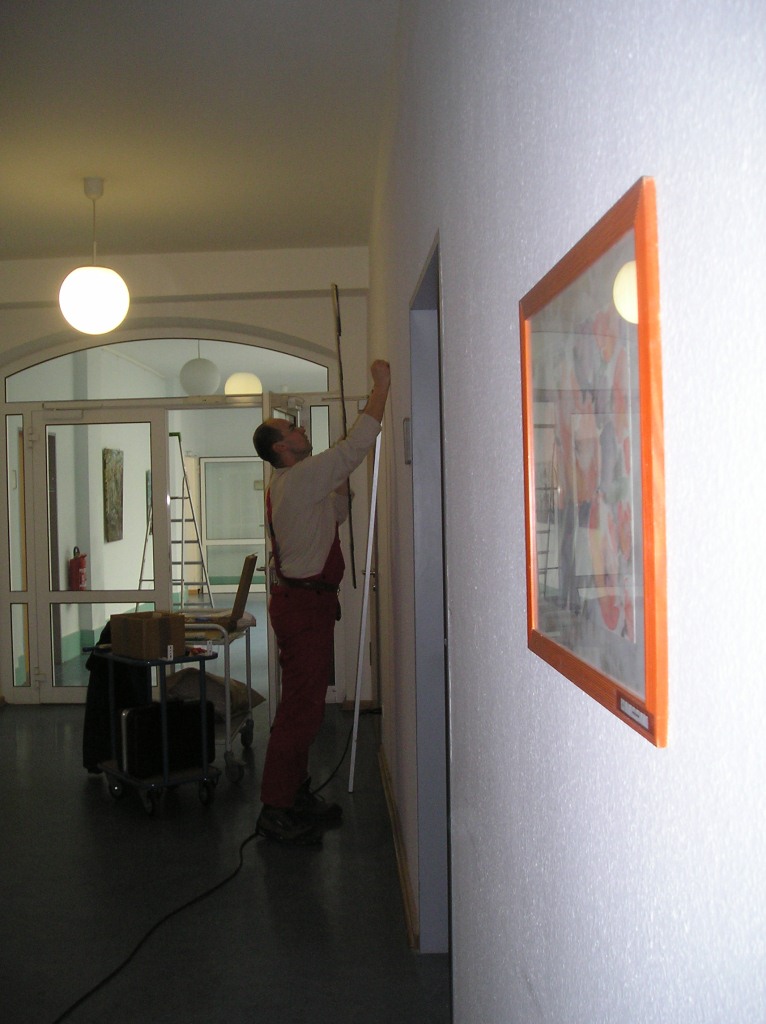 Aufbau Ausstellung BBL M-V