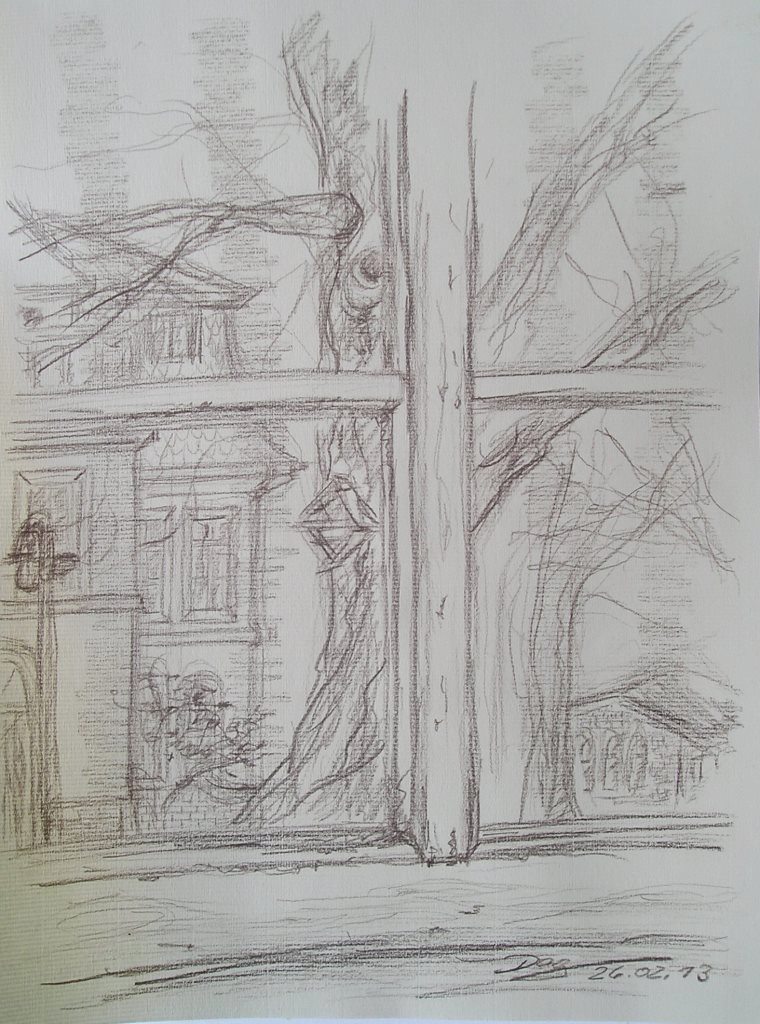 Blick aus dem Fenster