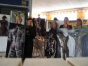 Workshopbilder Acryl gespachtelt Männerakt