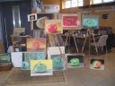 Workshopbilder Pastell Apfel