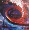Welle in rot